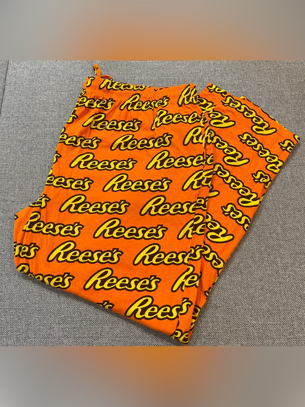 Official Hershey's Reese's Peanut Butter Cup adult pajama pants